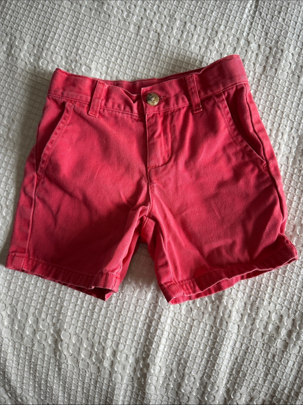Janie and Jack Salmon Red Colored Baby Shorts Size 6 to 12 Months